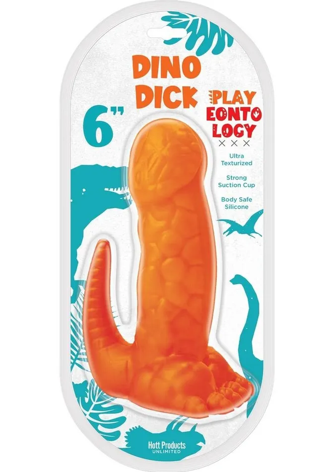 Hott Products Female Sex Toys Playeontology Dino Dick Silicone Dildo with Suction Cup