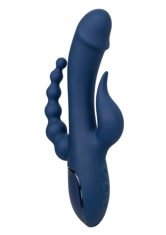 III Triple Orgasm Rechargeable Silicone Stimulating Vibrator III Triple Female Sex Toys