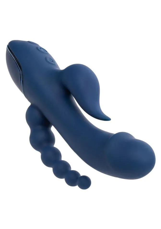 III Triple Orgasm Rechargeable Silicone Stimulating Vibrator III Triple Female Sex Toys