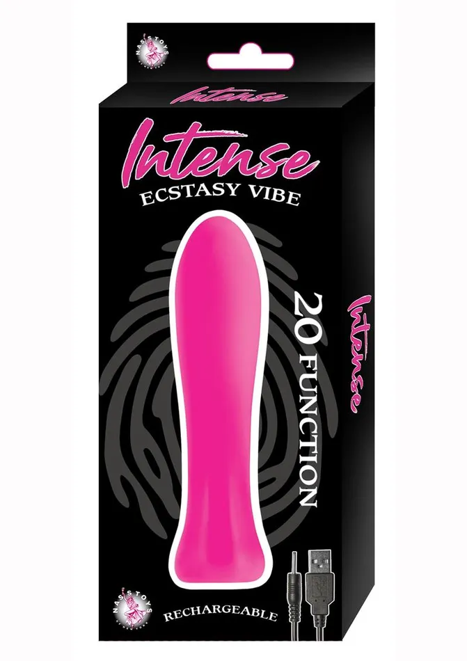 Intense Female Sex Toys Intense Ecstasy Vibe 20 Function Rechargeable Silicone Vibrator