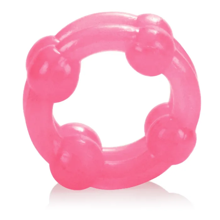 Island Rings Double Stacker Pink California Exotic Vibrators