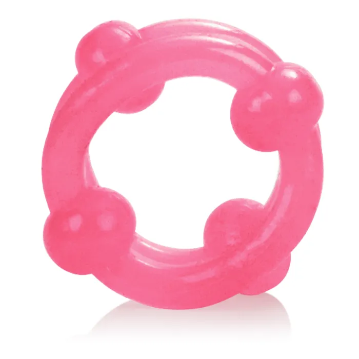 Island Rings Double Stacker Pink California Exotic Vibrators