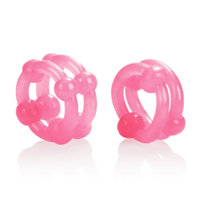 Island Rings Double Stacker Pink California Exotic Vibrators