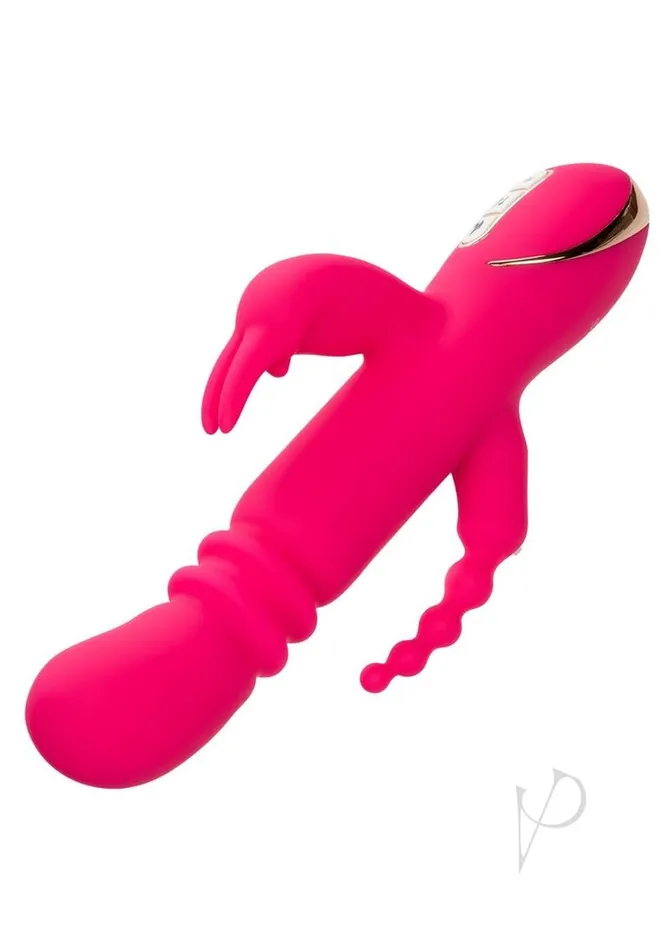 Jack Rabbit Signature Heated Rechargeable Silicone Triple Fantasy Rabbit Vibrator Jack Rabbit Female Sex Toys