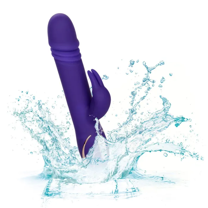 Jack Rabbit Signature Silicone Thrusting Rabbit Vibrator CalExotics Female Sex Toys