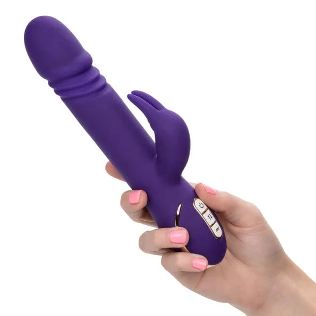 Jack Rabbit Signature Silicone Thrusting Rabbit Vibrator CalExotics Female Sex Toys