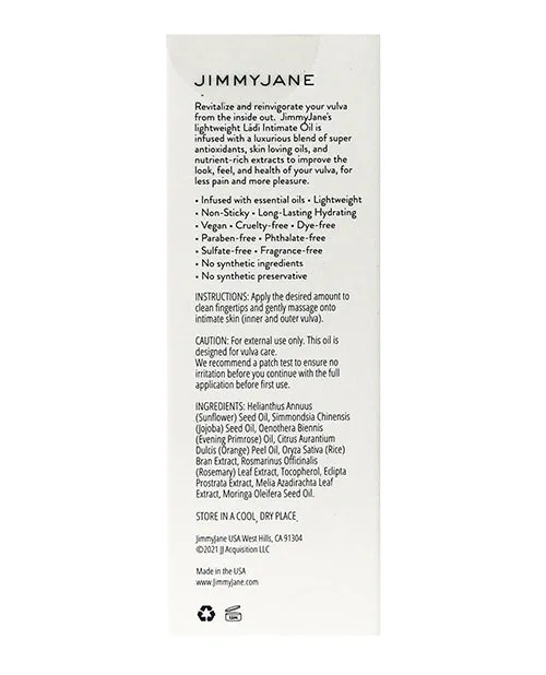 JimmyJane Ladi Intimate Oil 1 oz Pipedream Products Couples