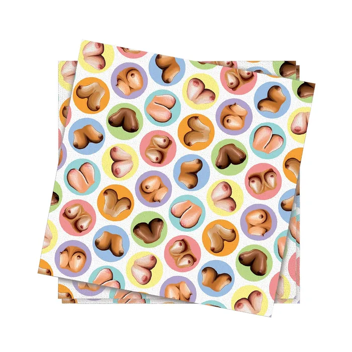 Kheper Games Male Sex Toys MiniBoob Napkins Pack of 8