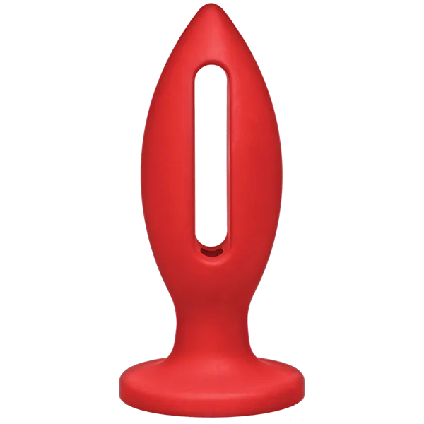 Kink Wet Works 4 inch Silicone Lube Luge Plug Red Kink Anal