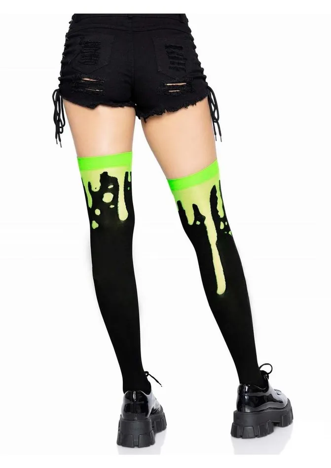 Leg Avenue Vibrators Leg Avenue Splatter Thigh Highs