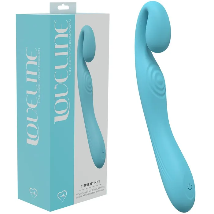 LOVELINE Obsession Blue 184 cm USB Rechargeable Vibrator Shots Toys Vibrators