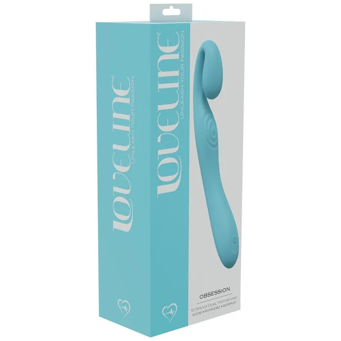 LOVELINE Obsession Blue 184 cm USB Rechargeable Vibrator Shots Toys Vibrators