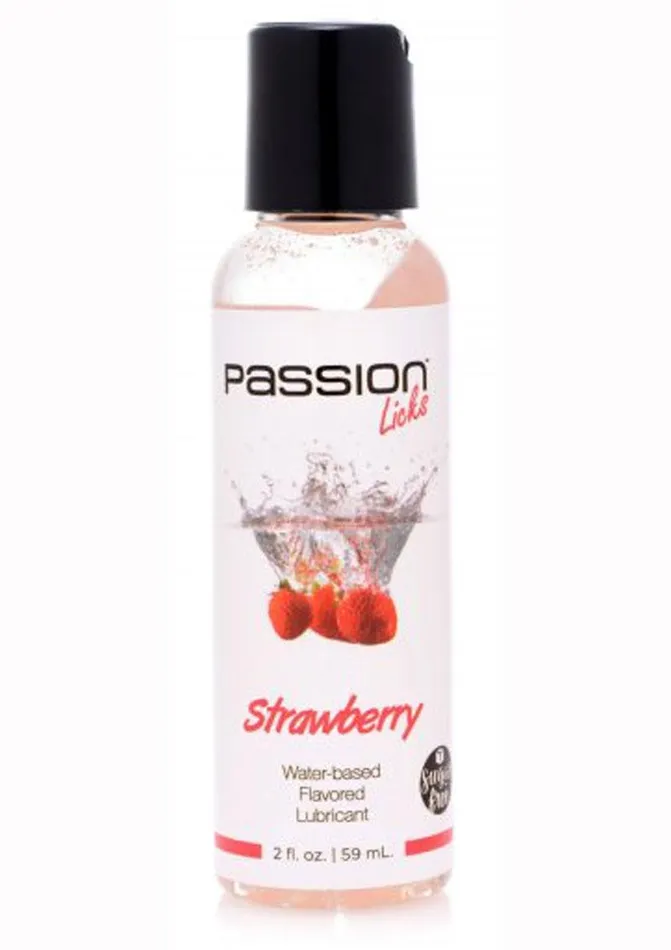 Lubricants Passion Passion Licks Strawberry Water Based Flavored Lubricant