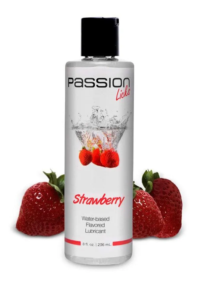 Lubricants Passion Passion Licks Strawberry Water Based Flavored Lubricant