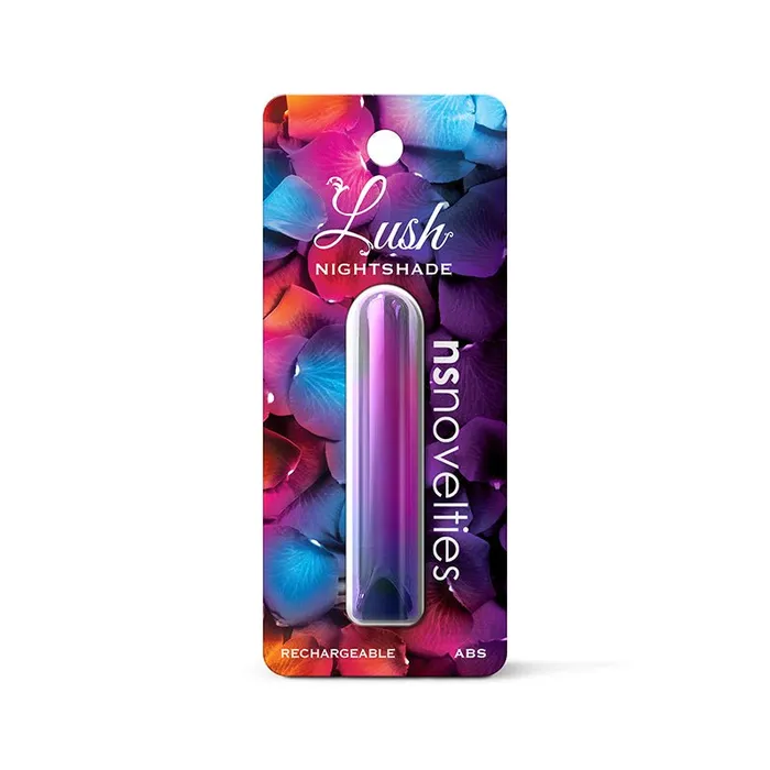 Lush Nightshade Multicolour Multicoloured 89 cm USB Rechargeable Bullet NS Novelties Female Sex Toys