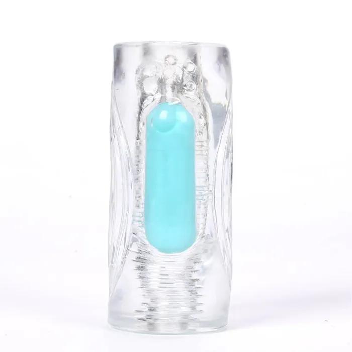 Maia Toys Male Sex Toys Maia Aster Clear Vibrating Stroker Sleeve