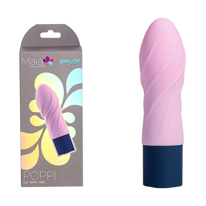 Maia Toys Vibrators Maia POPPI Light Pink 89 cm USB Rechargeable Bullet