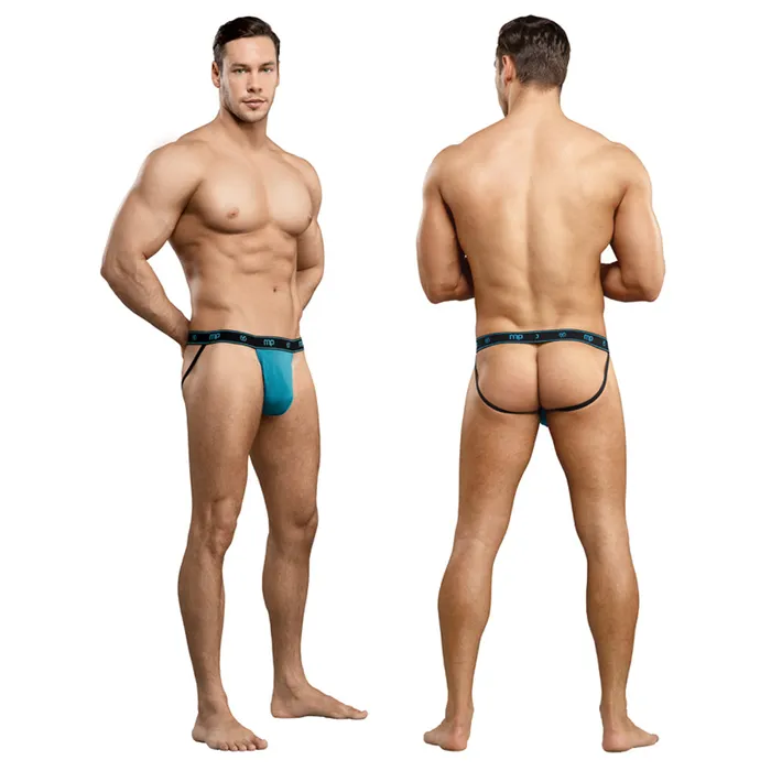 Male Power Male Power Bamboo Jock Teal SM Male Sex Toys