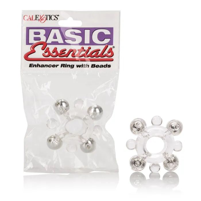 Male Sex Toys California Exotic Basic Enhancer Ring With Bead