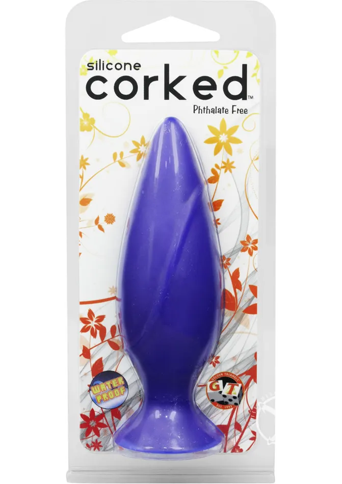 Male Sex Toys Corked Silicone Anal Plug CORKED