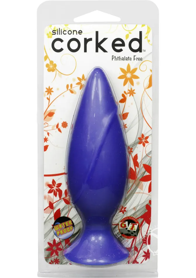 Male Sex Toys Corked Silicone Anal Plug CORKED