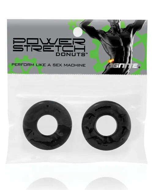 Male Sex Toys Ignite Power Stretch Donut Cock Ring Si Novelties