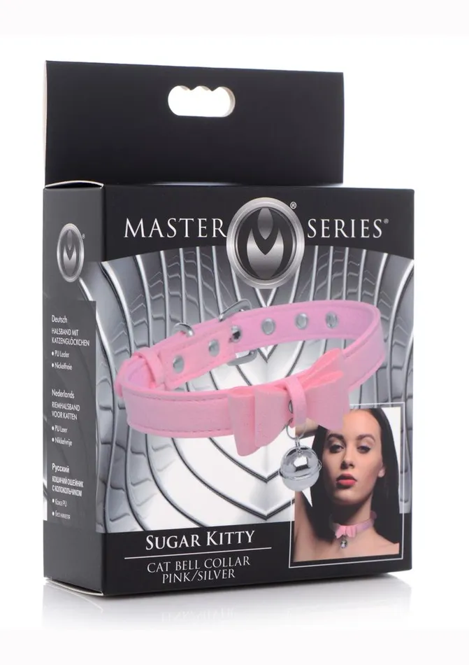 Male Sex Toys Master Series Master Series Sugar Kitty Cat Bell Collar