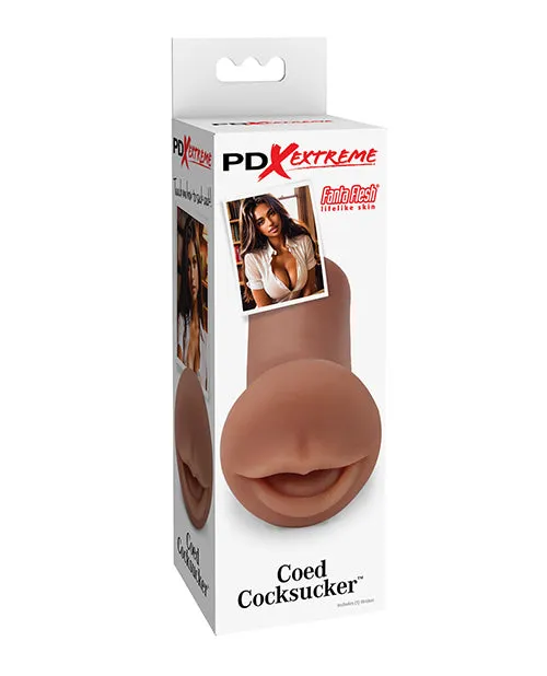 Male Sex Toys Pdx Brands PDX Extreme Coed Cocksucker Brown