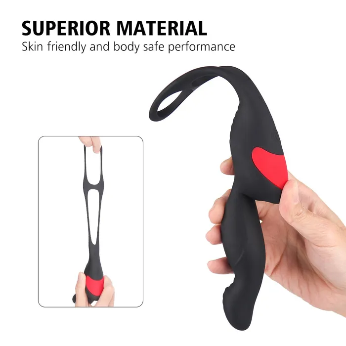 Male Sex Toys SHD Prostate massager Male health silicone remote control anal plug