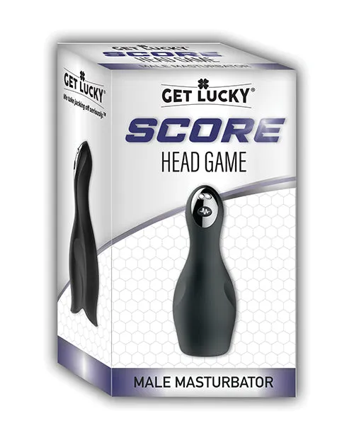 Male Sex Toys Thank Me Now INC Get Lucky Score Head Game Masturbator Black