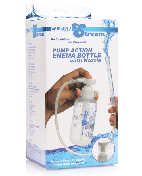 Male Sex Toys Xr LLC Cleanstream Pump Action Enema Bottle wNozzle