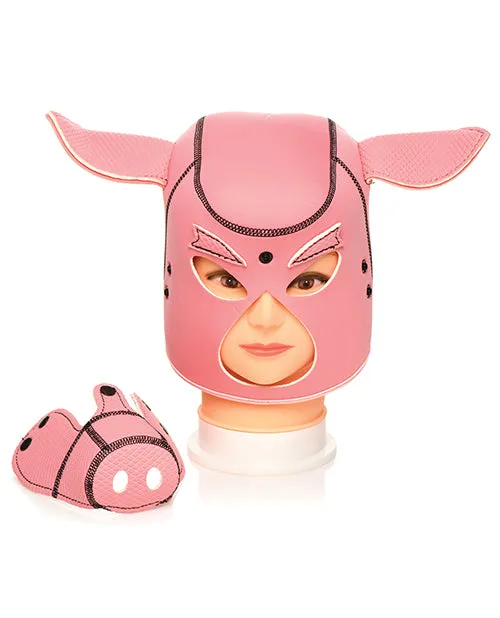 Male Sex Toys Xr LLC Master Series Swine Pig Neoprene Hood