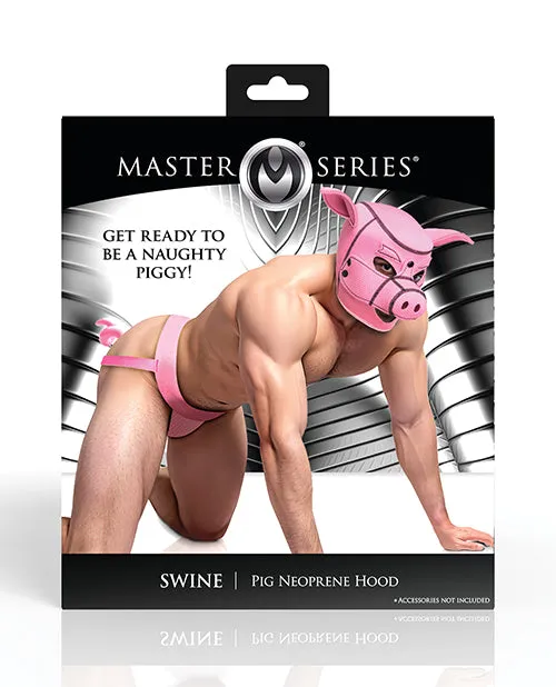 Male Sex Toys Xr LLC Master Series Swine Pig Neoprene Hood