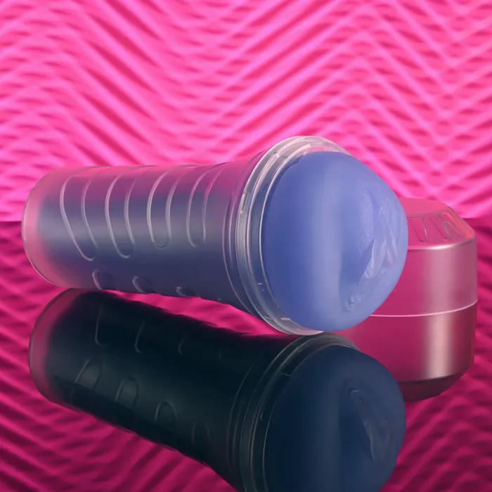 Male Sex Toys Zero Tolerance POP ON THE GLOW Glow in Dark Purple Vagina Stroker Zero Tolerance