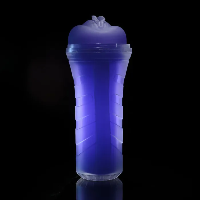 Male Sex Toys Zero Tolerance POP ON THE GLOW Glow in Dark Purple Vagina Stroker Zero Tolerance