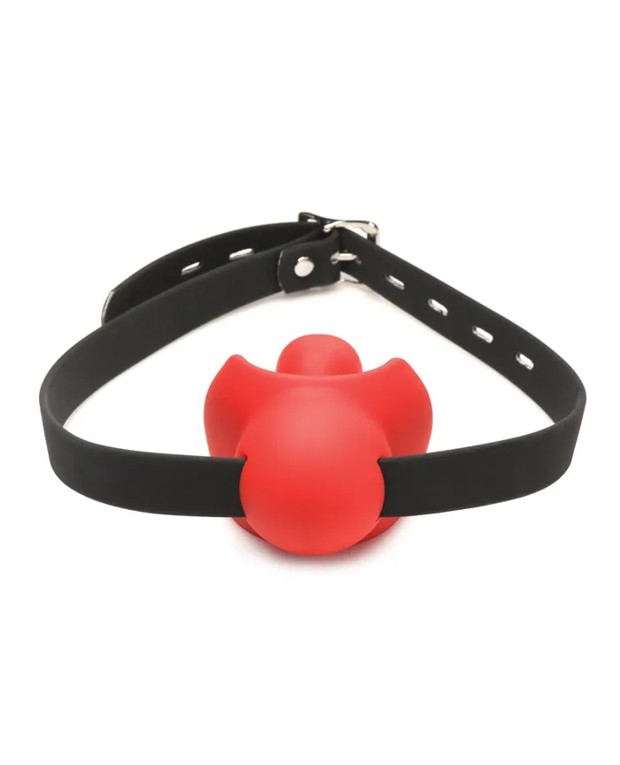 Master Series Gag Order Extreme Silicone Ball Gag RedBlack Xr LLC Anal