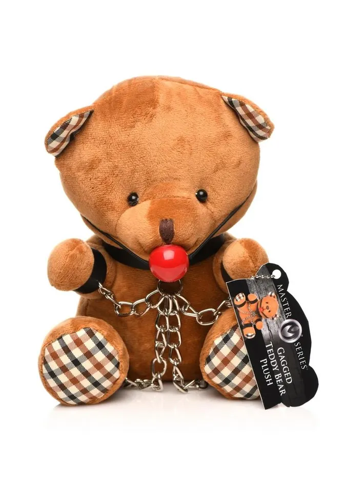 Master Series Master Series Gagged Plush Teddy Bear Male Sex Toys