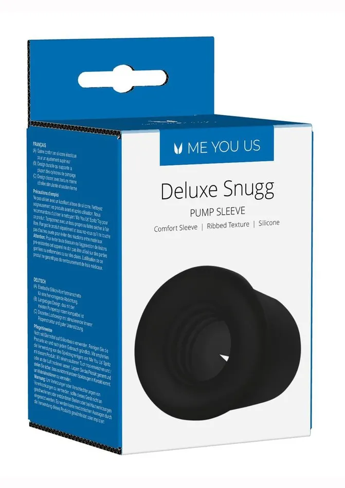 Me You Us Male Sex Toys ME YOU US Deluxe Snug Silicone Pump Comfort Sleeve