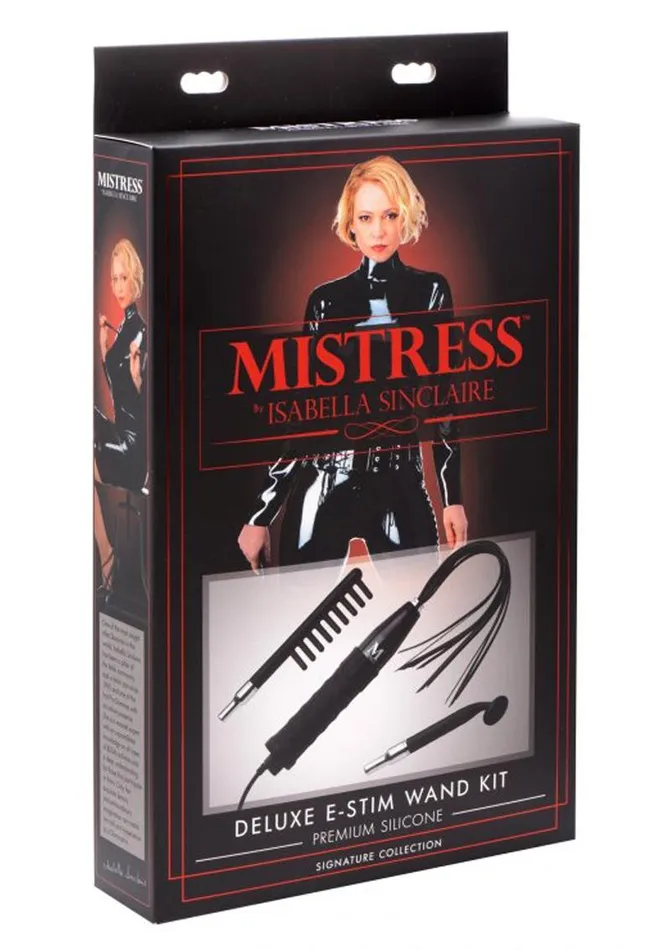 Mistress By Isabella Sinclaire Premium Silicone Deluxe EStim Wand Kit Mistress By Isabella Sinclaire Vibrators