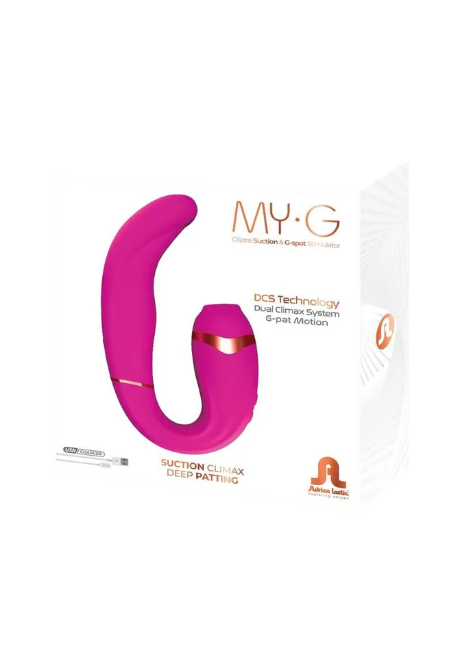 My G Rechargeable Silicone Double Stimulation Vibrator Adrien Lastic Female Sex Toys