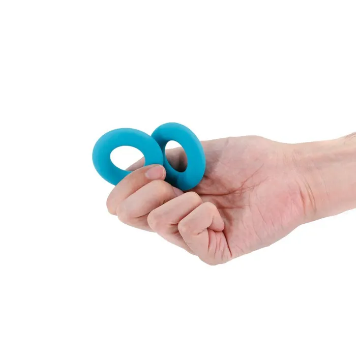 NS Novelties Anal Renegade Erectus Teal Cock Rings Set of 2