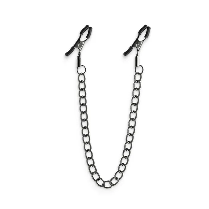 NS Novelties Bound Nipple Clamps DC2 Gunmetal Nipple Clitoral Toys