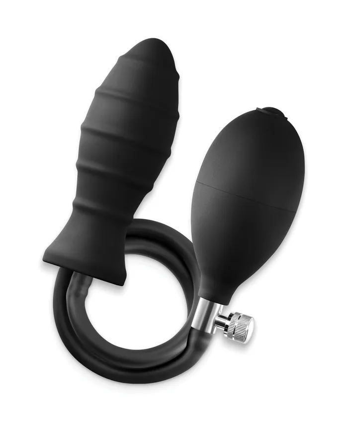 Ns Novelties INC Anal Renegade Inflataplay Inflatable Anal Plug Black