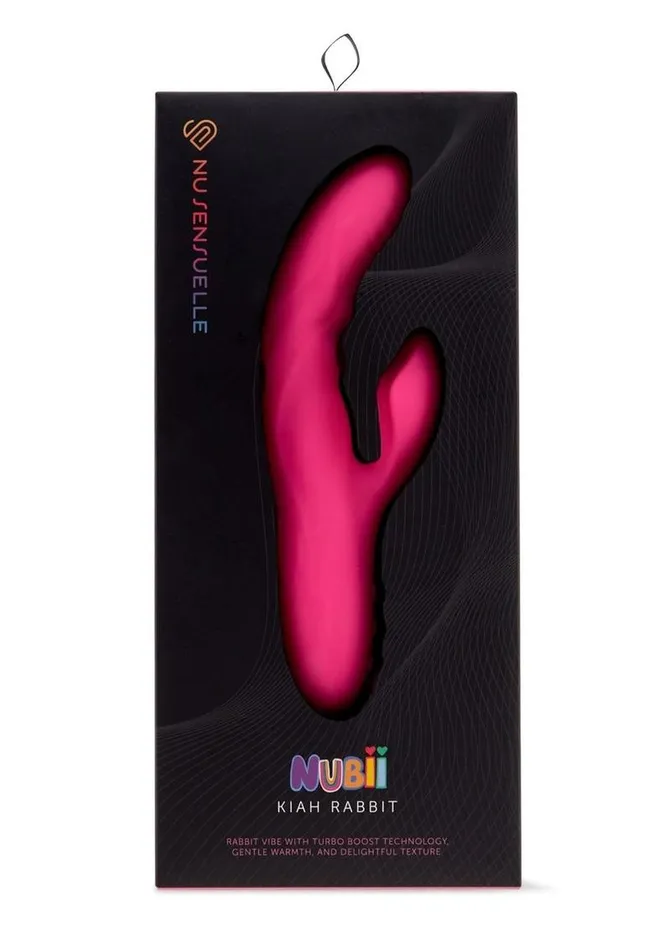 Nu Sensuelle Kiah Nubii Rechargeable Silicone Rabbit Nu Sensuelle Vibrators