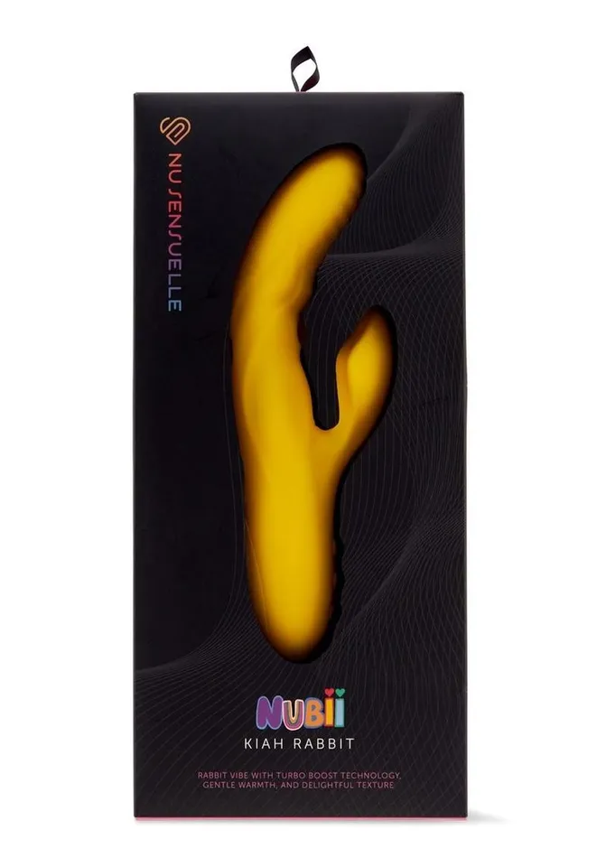 Nu Sensuelle Kiah Nubii Rechargeable Silicone Rabbit Nu Sensuelle Vibrators