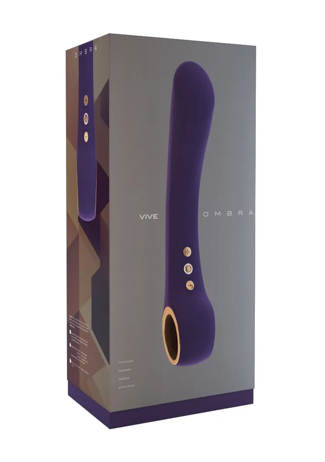 Ombra Vibrator Purple Shots VIVE Vibrators