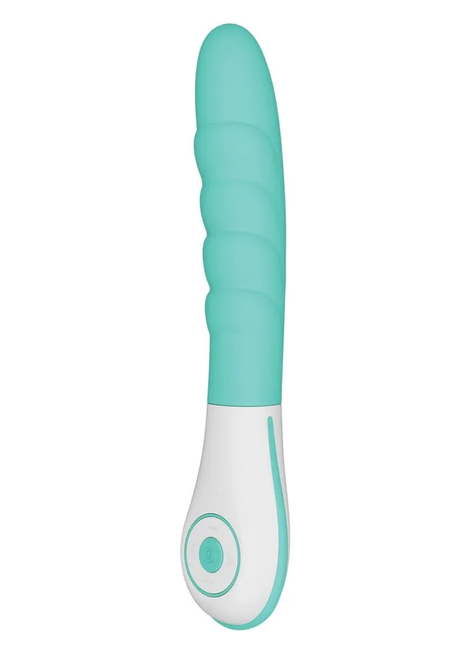 OVO Silkskyn Rechargeable Silicone Ribbed Vibrator OVO Female Sex Toys