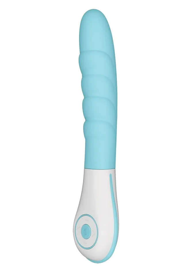 OVO Silkskyn Rechargeable Silicone Ribbed Vibrator OVO Female Sex Toys