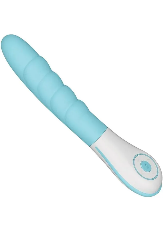 OVO Silkskyn Rechargeable Silicone Ribbed Vibrator OVO Female Sex Toys