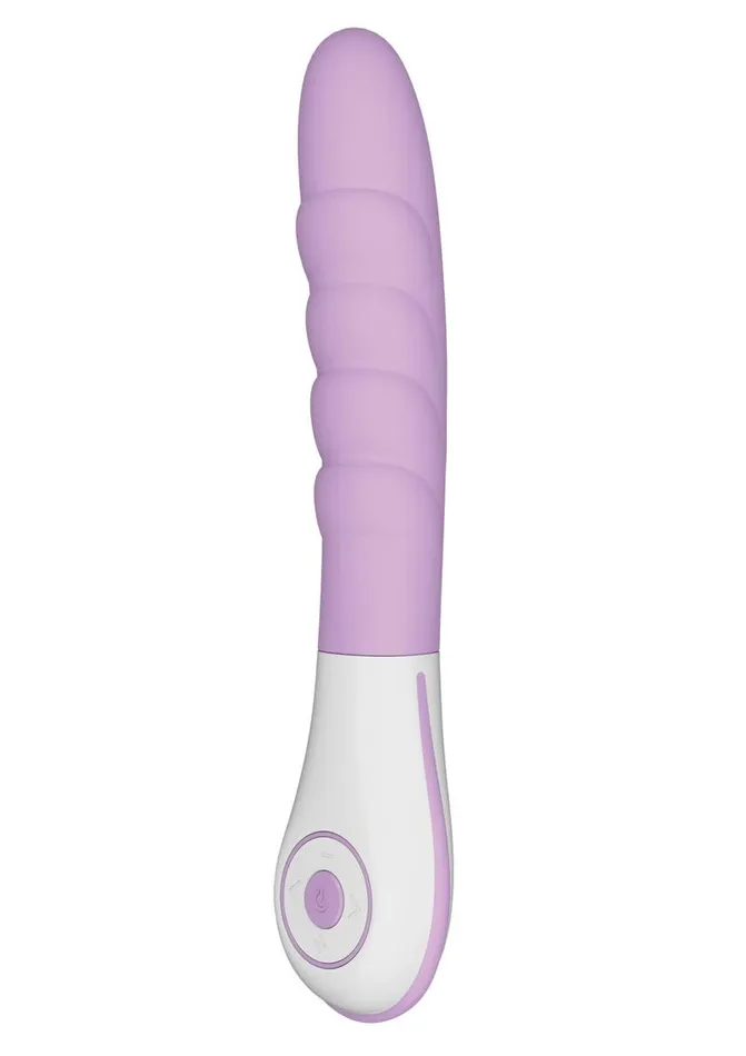 OVO Silkskyn Rechargeable Silicone Ribbed Vibrator OVO Female Sex Toys